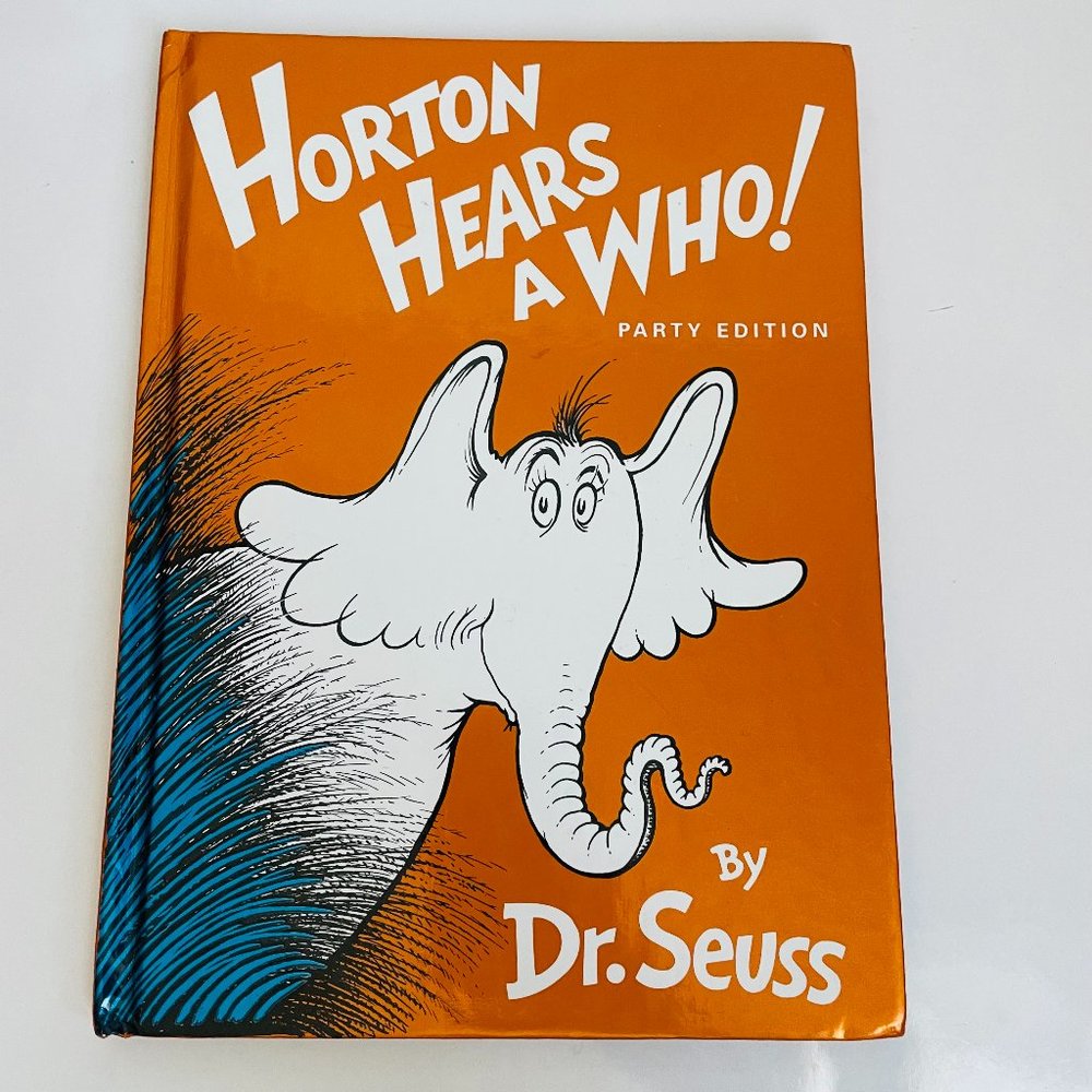 Horton Hears A Who Party Edition Dr. Seuss Hardcover 1982 Great